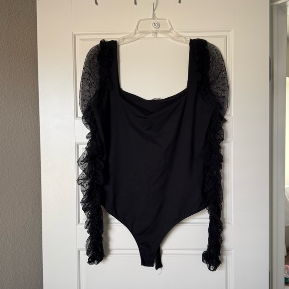 Free People Women’s Black Must be Love Bodysuit - Picture 10 of 16
